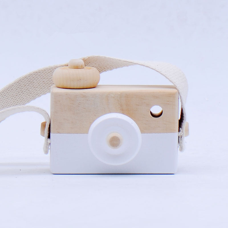 Wooden Modern Camera Toy