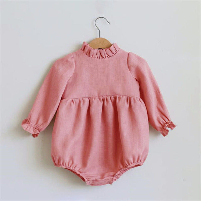 Baby Girl Rompers Long Sleeve Jumpsuits | Jack and Juno Baby